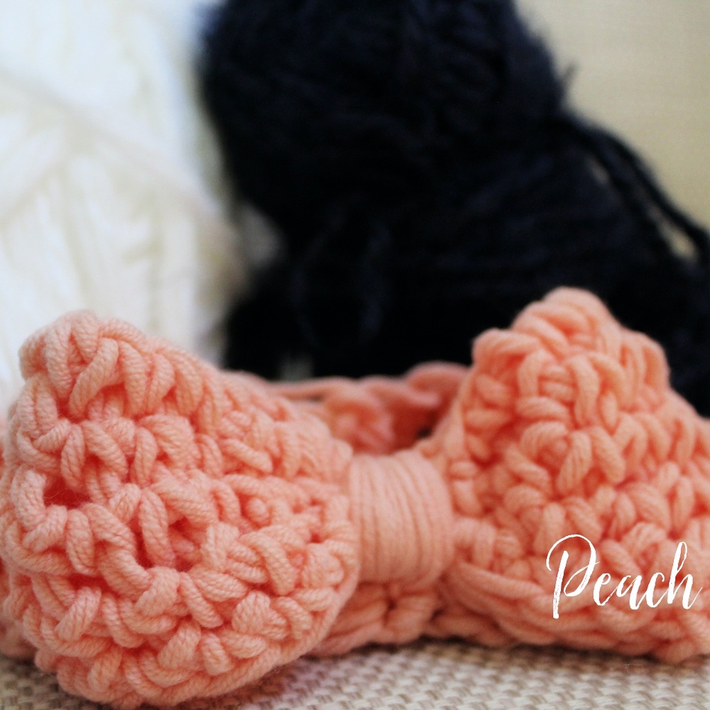 Peach Baby Headband